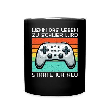 Jeux Gamer Gamer Lecteur vidéo Console PC Jeux - Mug uni - noir - Devant