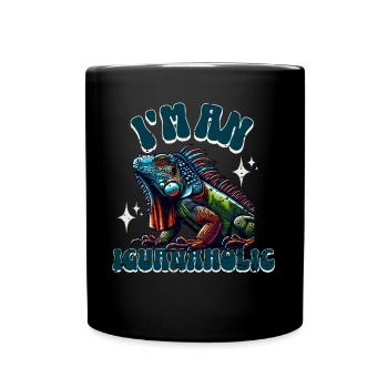 Iguana - Full Colour Mug - black - Front