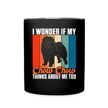Chow Chow Gifts - Tasse einfarbig - Schwarz - Vorne