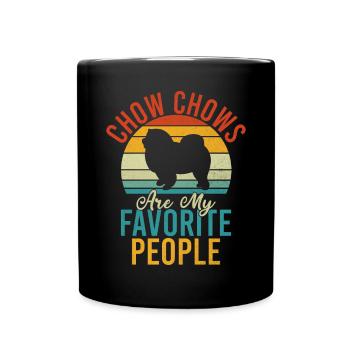 Chow Chow Gifts - Full Colour Mug - black - Front