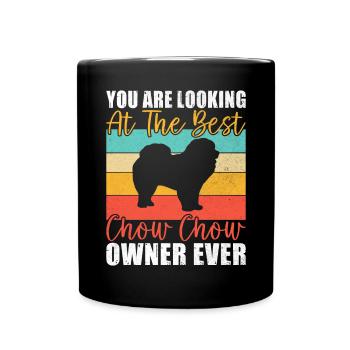 Chow Chow Gifts - Tasse einfarbig - Schwarz - Vorne