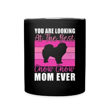 Chow Chow Gifts - Tasse einfarbig - Schwarz - Vorne