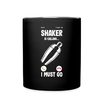 Lustiger Barkeeper Spruch Barkeeper Geschenk - Tasse einfarbig - Schwarz - Vorne