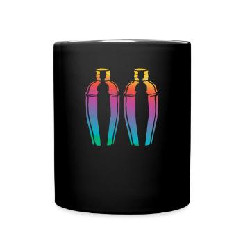 Lustiger Barkeeper Spruch Barkeeper Geschenk - Tasse einfarbig - Schwarz - Vorne