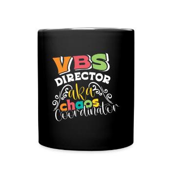 Vacation Bible School, VBS - Full Colour Mug - black - Front
