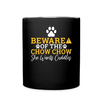 Chow Chow Gifts - Tasse einfarbig - Schwarz - Vorne