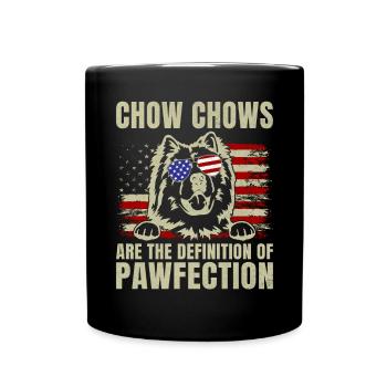 Chow Chow Gifts - Tasse einfarbig - Schwarz - Vorne