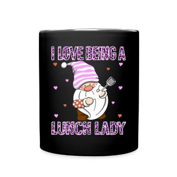 I love being a canteen clerk - Full Colour Mug - black - Front