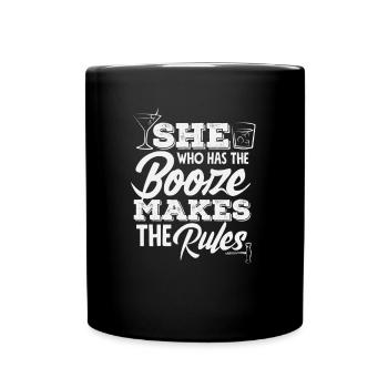 Lustiger Barkeeper Spruch Barkeeper Geschenk - Tasse einfarbig - Schwarz - Vorne