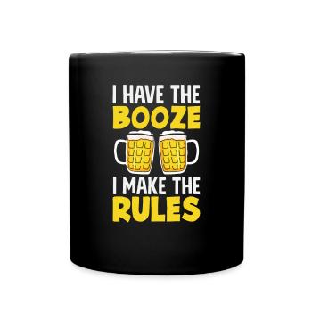 Lustiger Barkeeper Spruch Barkeeper Geschenk - Tasse einfarbig - Schwarz - Vorne