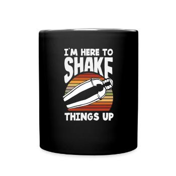 Funny Bartender Saying Bartender Gift - Full Colour Mug - black - Front