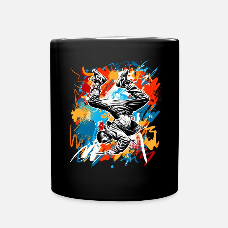 Breakdance - Tasse einfarbig - Schwarz