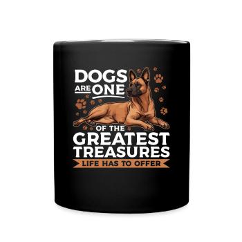 Belgian Malinois Lover Dog Owner - Full Colour Mug - black - Front