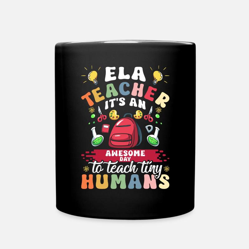 Funny English School Teacher - Tasse einfarbig - Schwarz