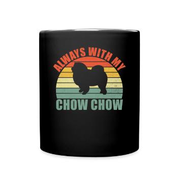 Chow Chow Gifts - Tasse einfarbig - Schwarz - Vorne