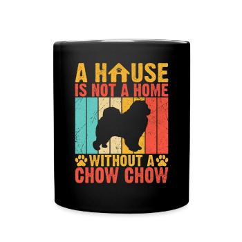 Chow Chow Gifts - Tasse einfarbig - Schwarz - Vorne