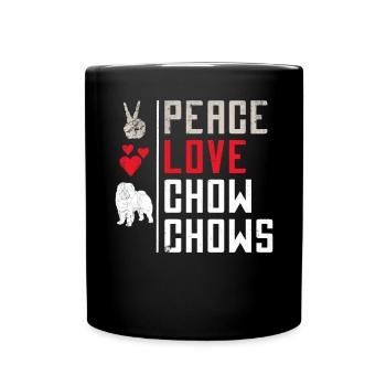 Chow Chow Gifts - Full Colour Mug - black - Front