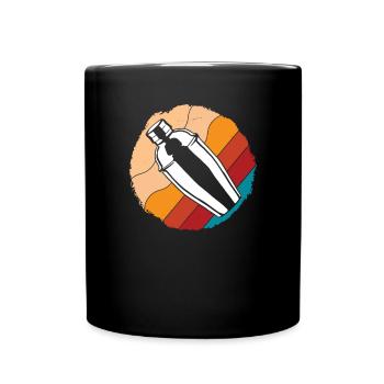 Lustiger Barkeeper Spruch Barkeeper Geschenk - Tasse einfarbig - Schwarz - Vorne