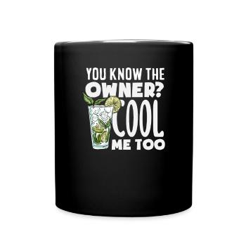 Funny Bartender Saying Bartender Gift - Full Colour Mug - black - Front