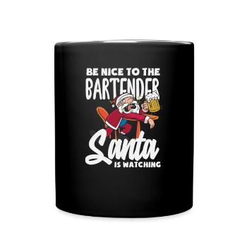 Funny Bartender Saying Bartender Gift - Full Colour Mug - black - Front