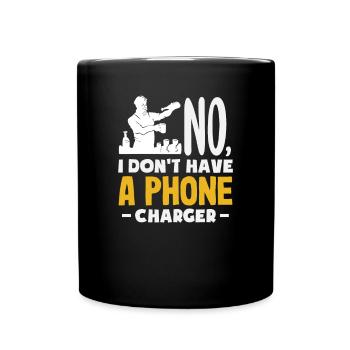 Lustiger Barkeeper Spruch Barkeeper Geschenk - Tasse einfarbig - Schwarz - Vorne