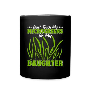Micro-pousses Micro-pousses - Mug uni - noir - Devant