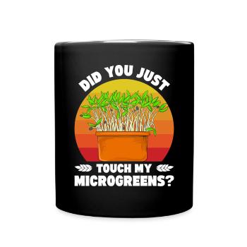 Micro-pousses Micro-pousses - Mug uni - noir - Devant