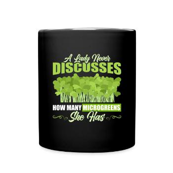 Micro-pousses Micro-pousses - Mug uni - noir - Devant