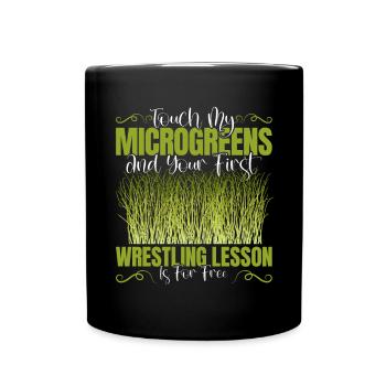 Micro-pousses Micro-pousses - Mug uni - noir - Devant