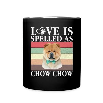Chow Chow Gifts - Tasse einfarbig - Schwarz - Vorne