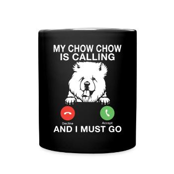 Chow Chow Gifts - Tasse einfarbig - Schwarz - Vorne