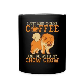Chow Chow Gifts - Full Colour Mug - black - Front