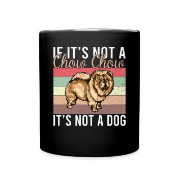 Chow Chow Gifts - Tasse einfarbig - Schwarz - Vorne