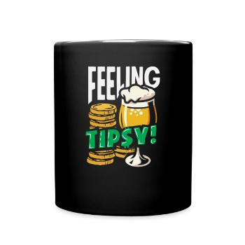 Lustiger Barkeeper Spruch Barkeeper Geschenk - Tasse einfarbig - Schwarz - Vorne