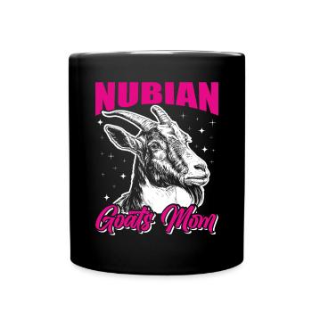 Chèvre Nubienne, éleveur de chèvres - Mug uni - noir - Devant