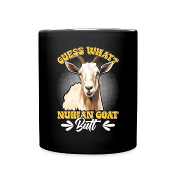 Chèvre Nubienne, éleveur de chèvres - Mug uni - noir - Devant