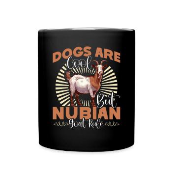 Chèvre Nubienne, éleveur de chèvres - Mug uni - noir - Devant