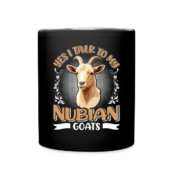 Chèvre Nubienne, éleveur de chèvres - Mug uni - noir - Devant
