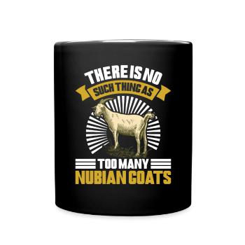 Chèvre Nubienne, éleveur de chèvres - Mug uni - noir - Devant