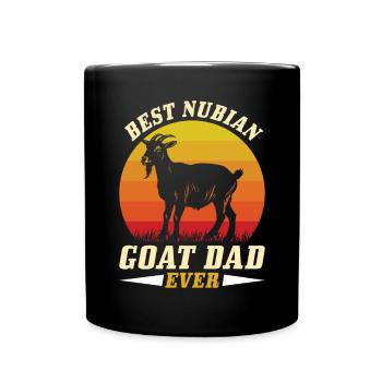 Chèvre Nubienne, éleveur de chèvres - Mug uni - noir - Devant