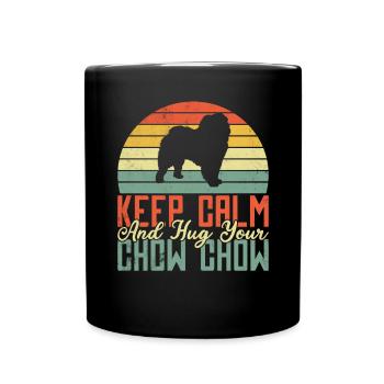 Chow Chow Gifts - Tasse einfarbig - Schwarz - Vorne
