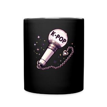 K-Pop Koreanischer Musik Kpop Fans Kdrama - Tasse einfarbig - Schwarz - Vorne