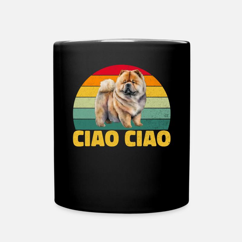 Chow Chow Gifts - Tasse einfarbig - Schwarz