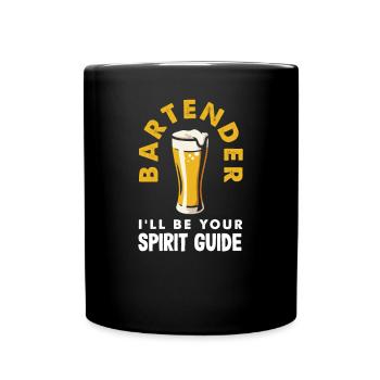 Funny Bartender Saying Bartender Gift - Full Colour Mug - black - Front