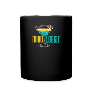 Lustiger Barkeeper Spruch Barkeeper Geschenk - Tasse einfarbig - Schwarz - Vorne