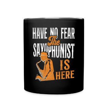 Les saxophones n’ont pas peur de la - Mug uni - noir - Devant