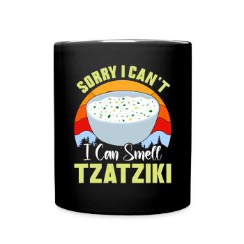 Pain grec Oignons Pita Tomates Tzatziki - Mug uni - noir - Devant