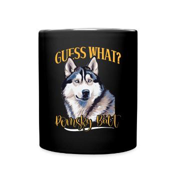 Dog saying dog dog - Full Colour Mug - black - Front