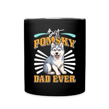 Dog saying dog dog - Full Colour Mug - black - Front