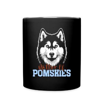 Dog saying dog dog - Full Colour Mug - black - Front